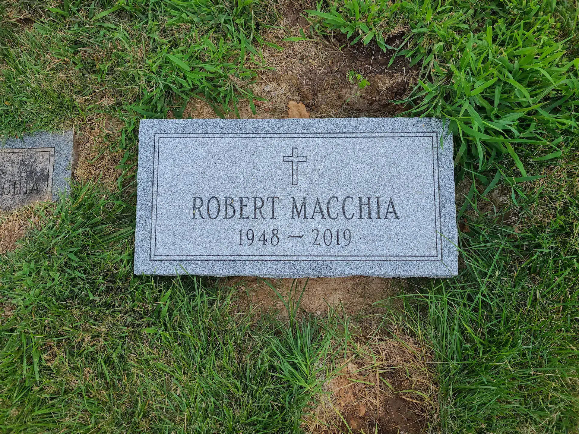 Granite Flush Marker hand-carved by Flush Marker Guide in NJ — image 2