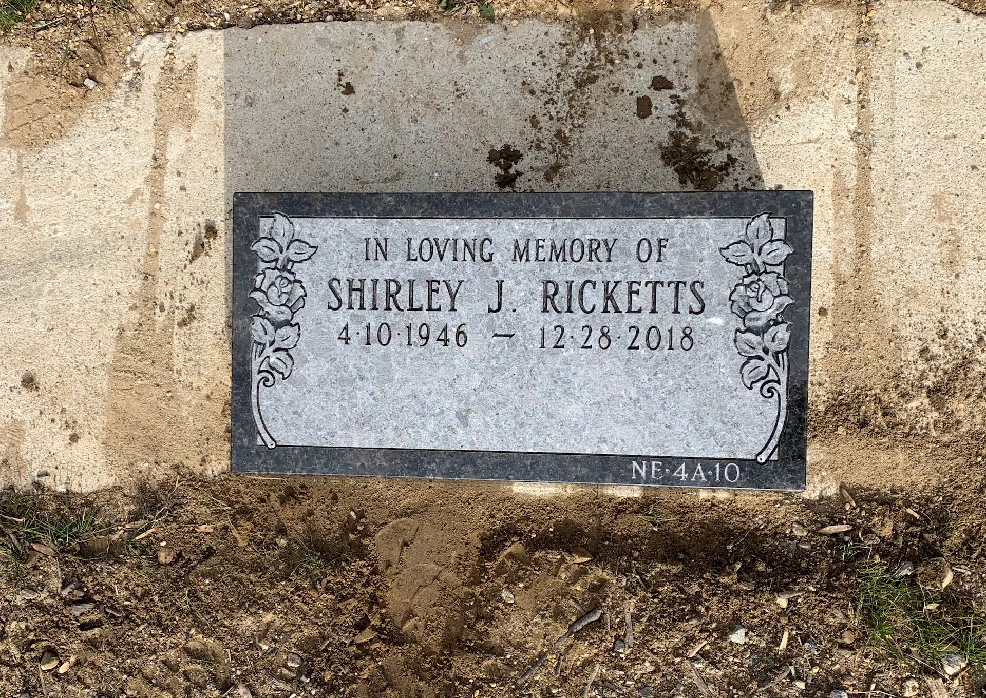 Granite Flush Marker hand-carved by Flush Marker Guide in NJ — image 9